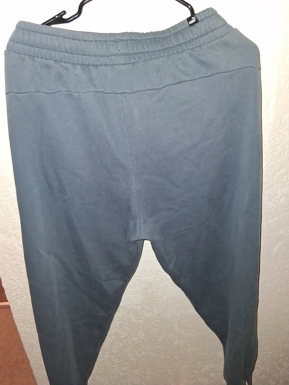 Puma Slate Blue Drawstring Logo Sweatpants